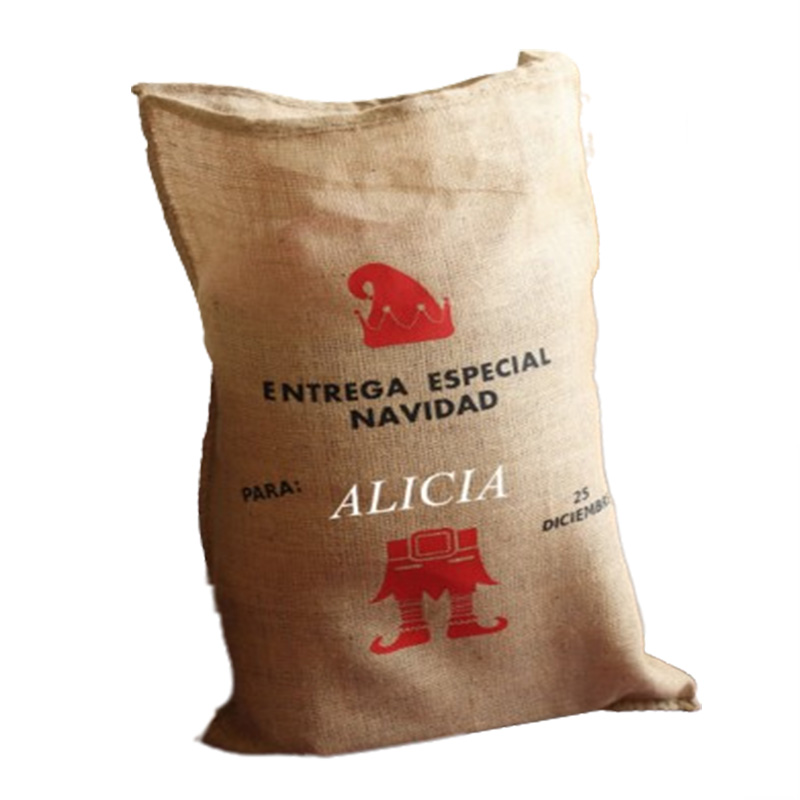 Saco regalos Navidad Elfo personalizado