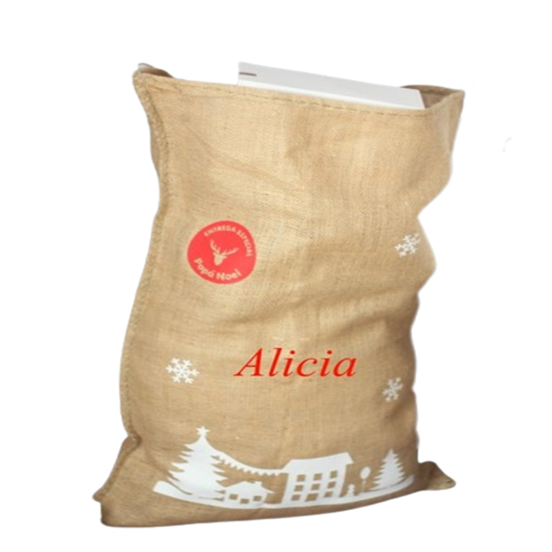 Saco regalos Navidad personalizado