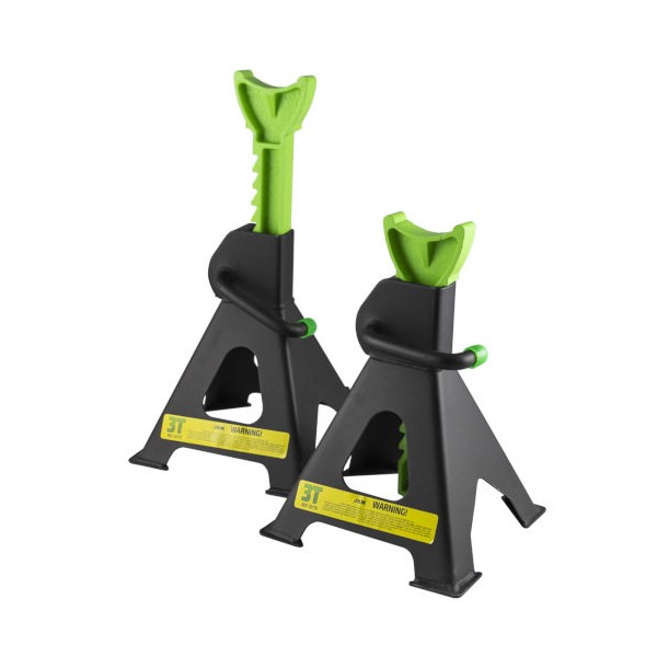 JBM Juego de 2 caballetes de 3 toneladas homologados