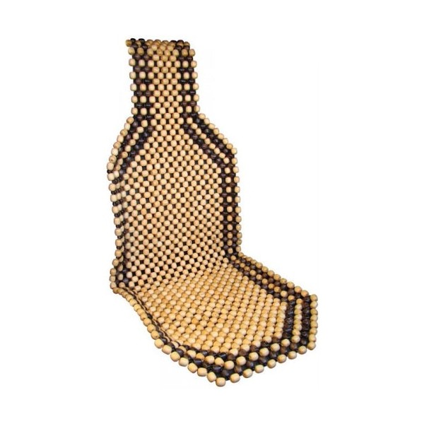 AMS Cubreasiento repaldo de bolas de madera para coches.