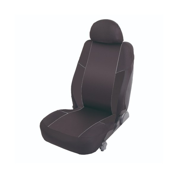 AMS Funda de asiento individual con cabecero para turismo