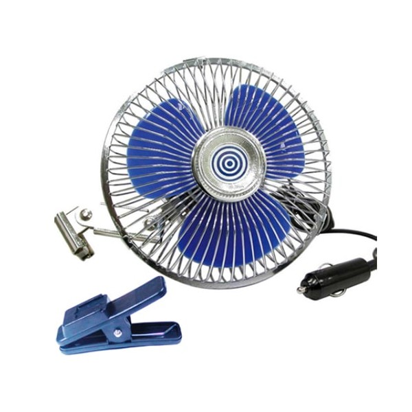 AMS Ventilador con conexión a mechero 12V diámetro 15 centímetros