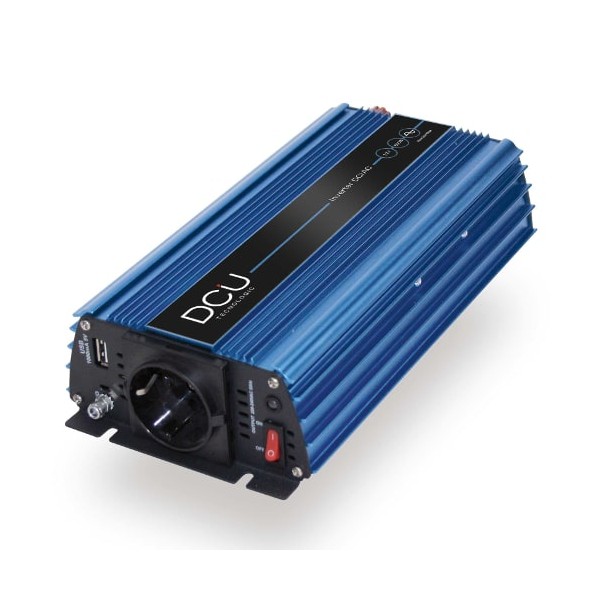 DCU Inversor de corriente de 12 a 220V onda pura potencia 600W