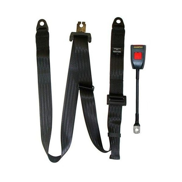 Securon Cinturón de seguridad estático de 3 puntos hembra 30 cm.