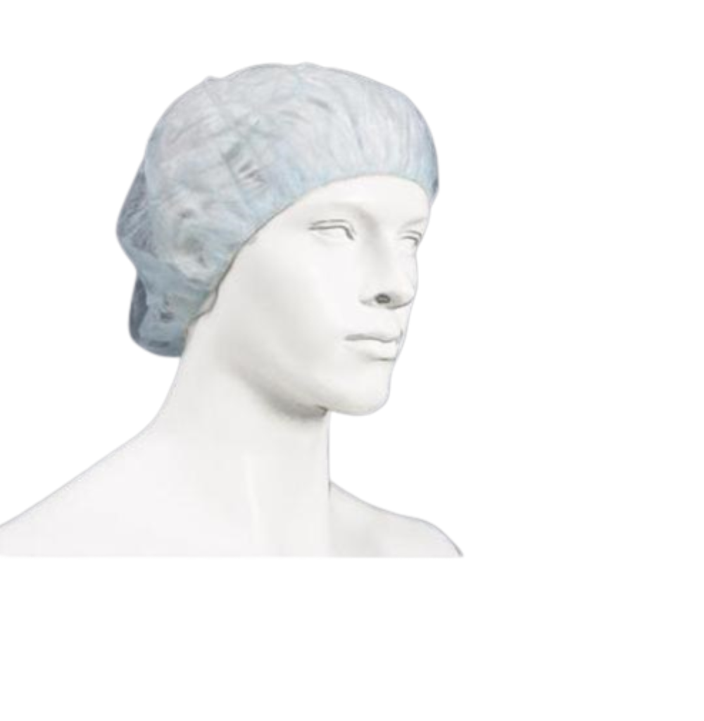 Gorro desechable polipropileno azul 100 unidades