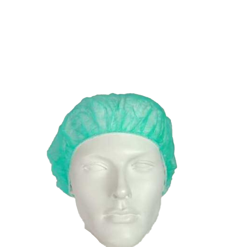 Pack 100 unidades de Gorro desechable verde 53cm