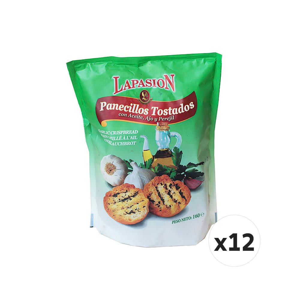 Panecillos tostados con aceite, ajo y perejil - 12 x 160 g