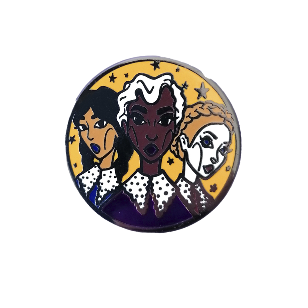 Pin de Enamel (metal) de las Hermanas Extrañas