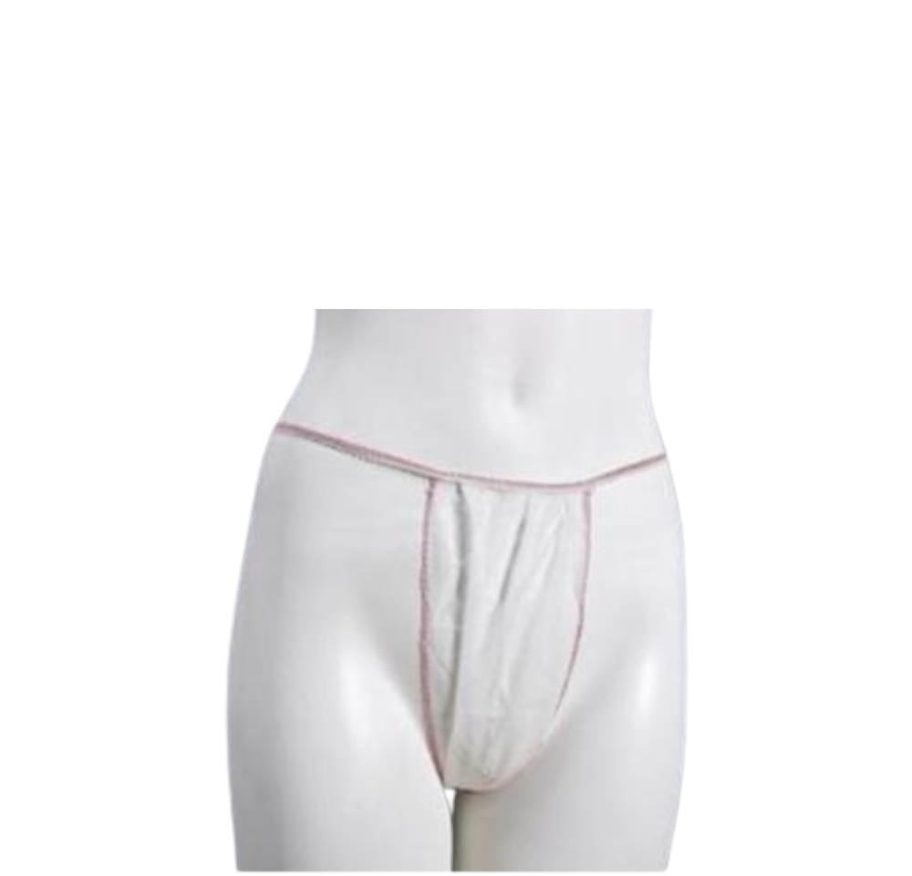 Pack 50 unidades de Tanga desechable blanco