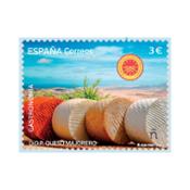 miniatura Sello gastronomía queso majorero Canarias Correos