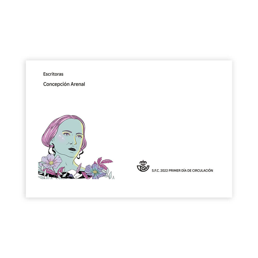 Sobre blanco Concepción Arenal 8M #8MTodoElAño para colección
