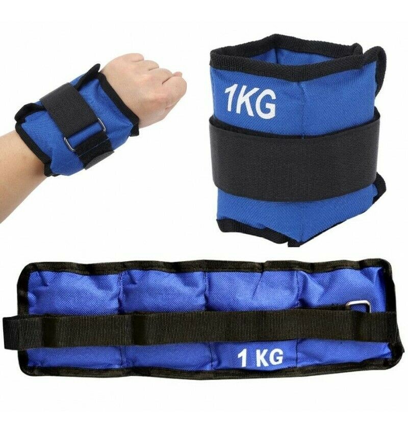 S&N 2x Pesas para muñecas tobillos 1 kg