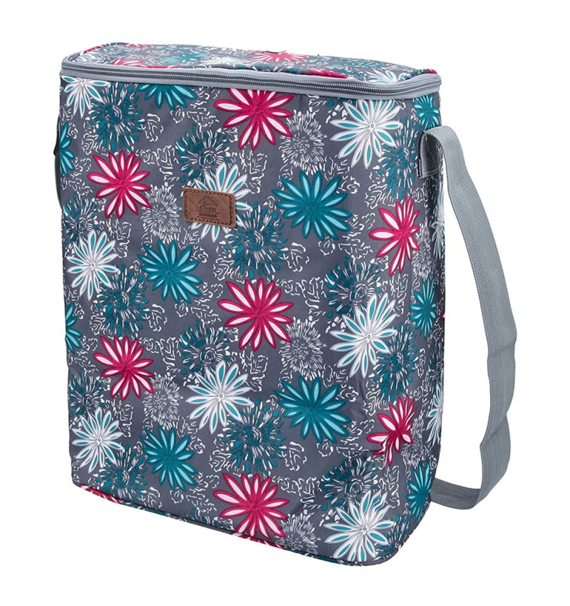 Bolsa isotérmica mediana 14 L estampado flores
