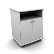 miniatura Mesa para fotocopiadora blanca