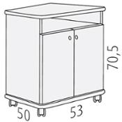 miniatura Medidas mesa para fotocopiadora