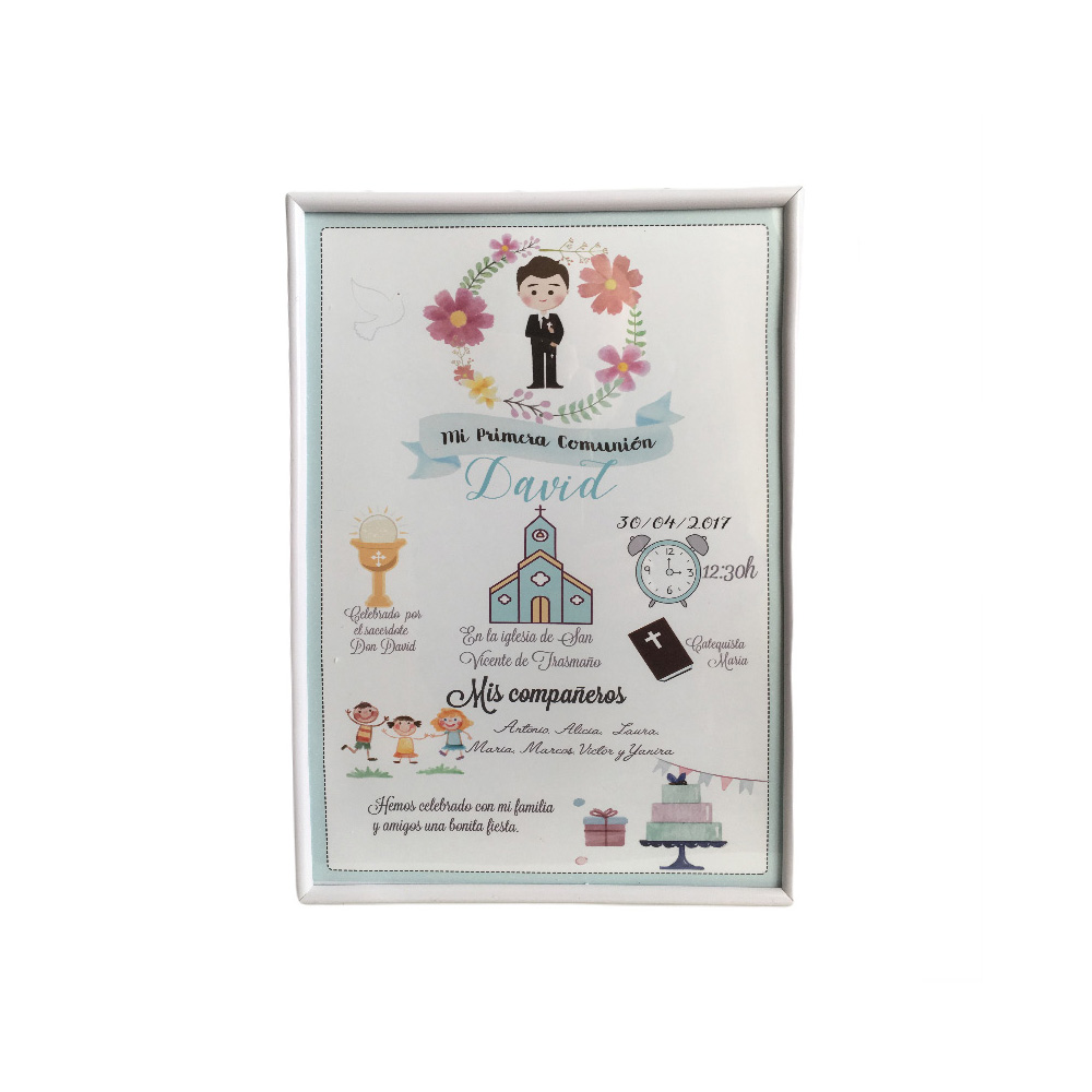 Cuadro Comunión personalizado