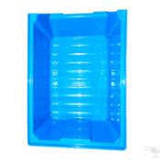 miniatura Vista superior gaveta azul de plástico