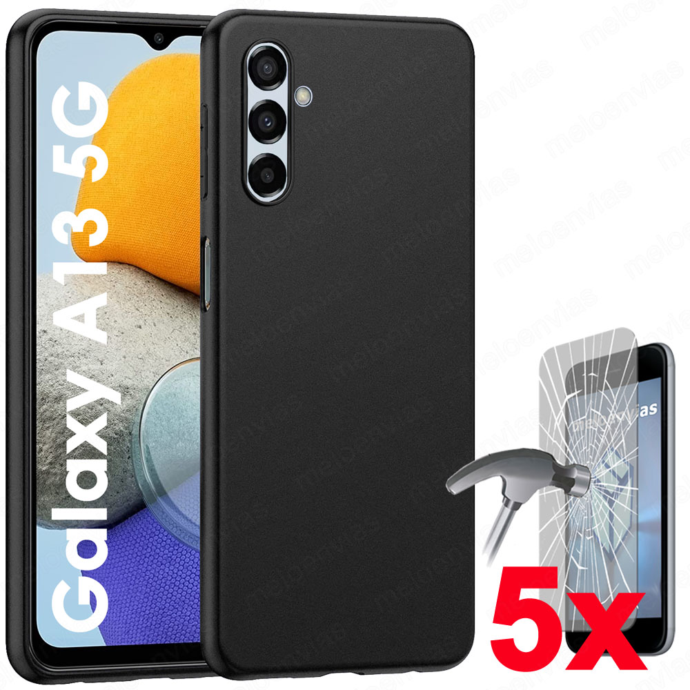 Samsung Funda para Galaxy A13 5G + 5X Protector Pantalla Cristal