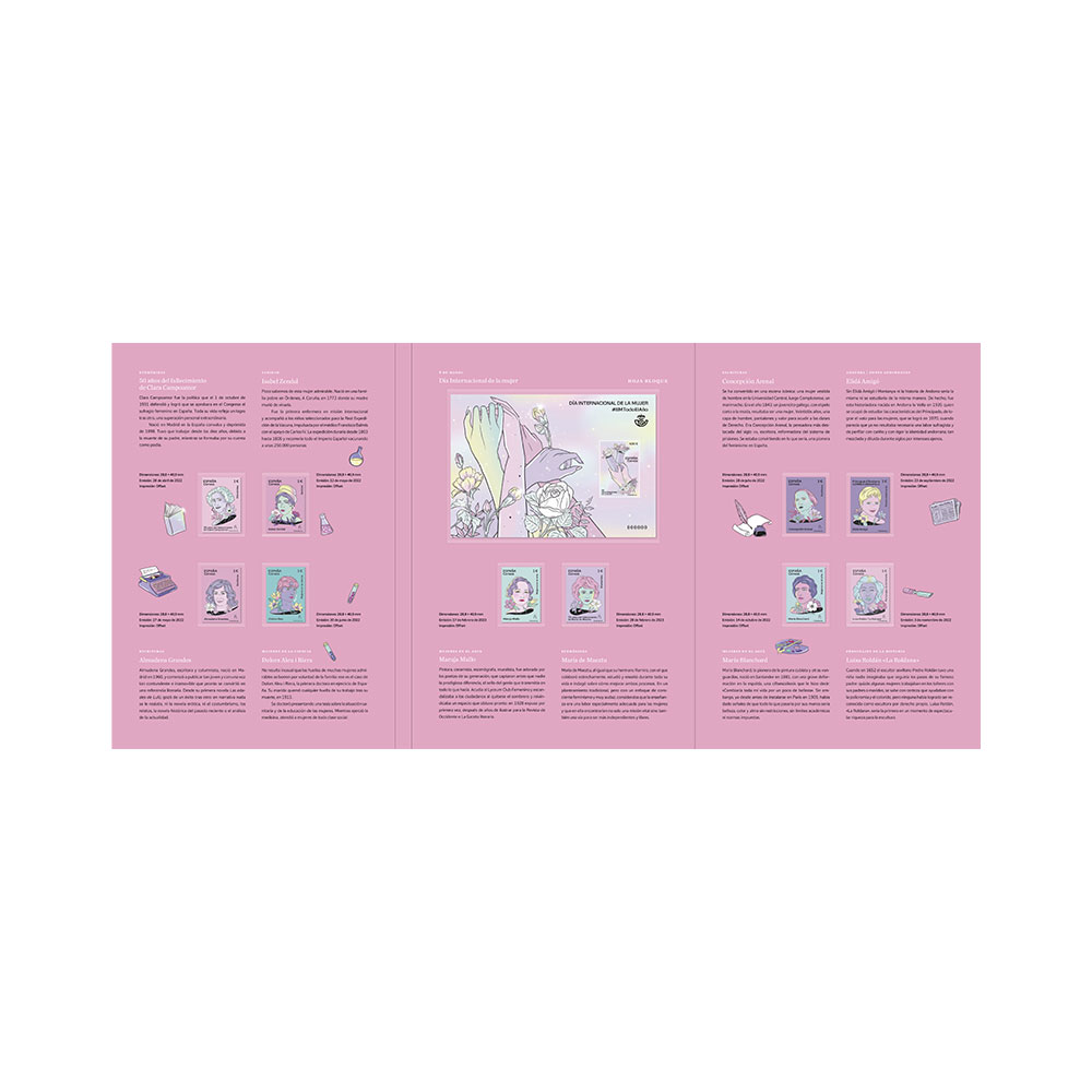 Carpeta 8M 2023 Correos colección #8MTodoElAño