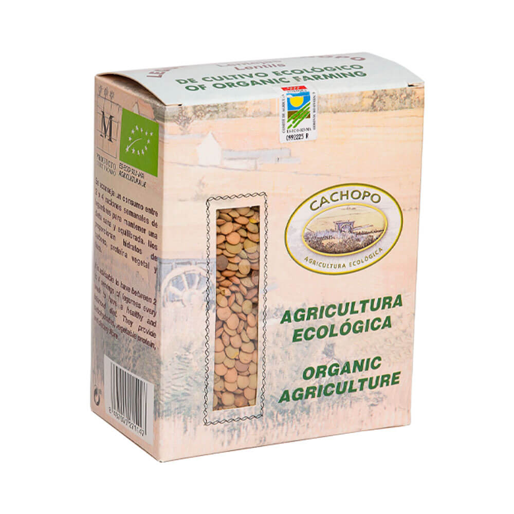 Pack de estuches de Lenteja Castellana - 3 x 1Kg