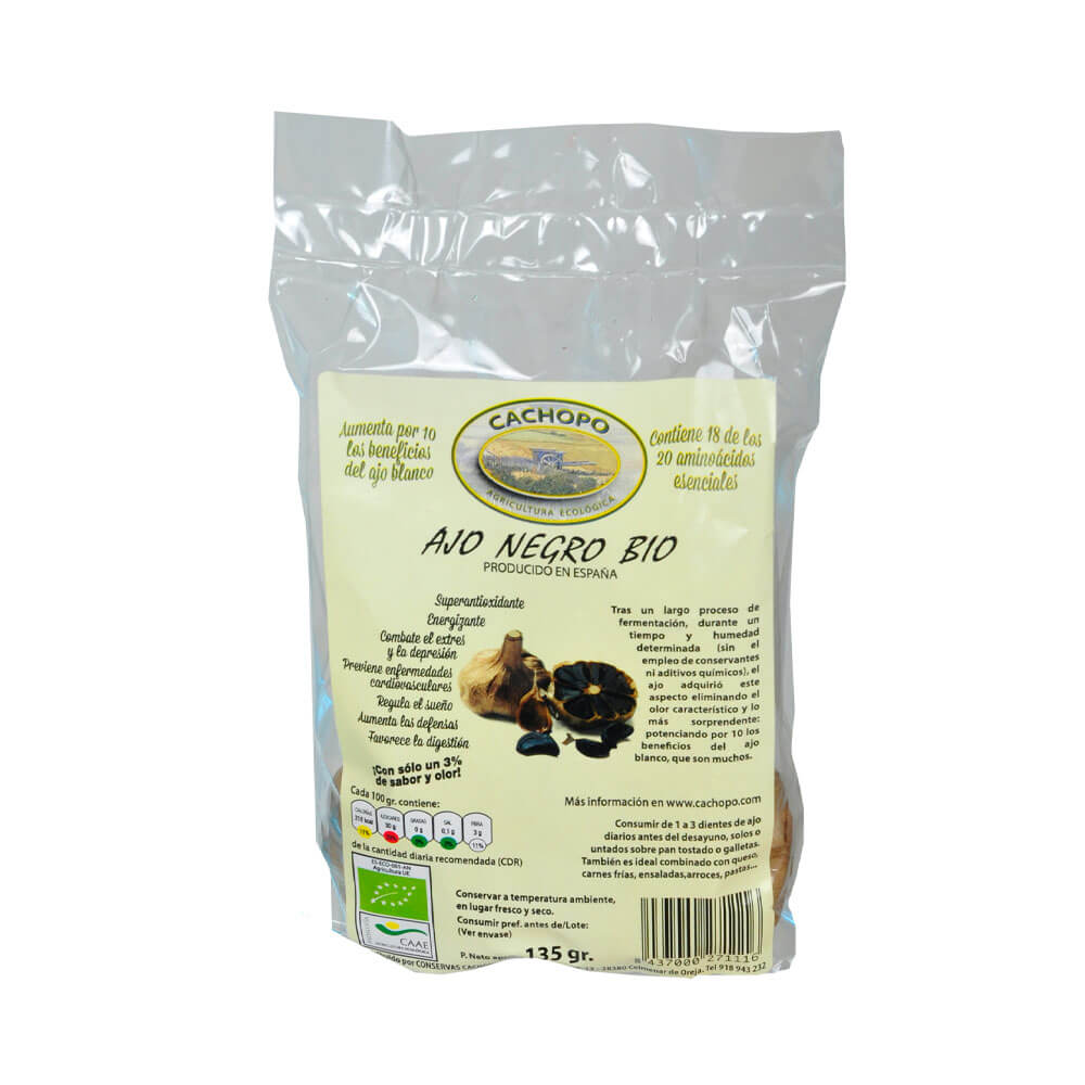 Pack de bolsas de 3 Cabezas de Ajo Negro - 6 x 135g