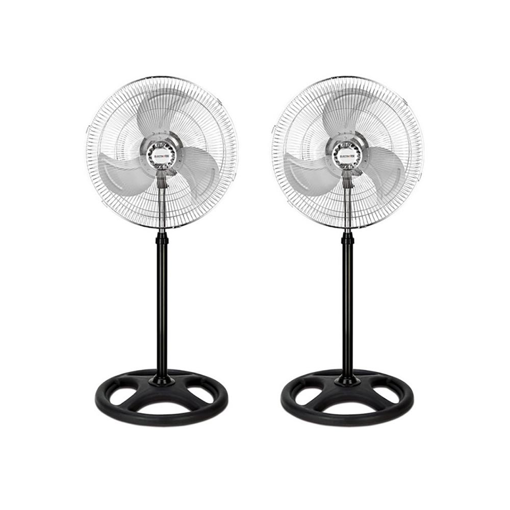 Pack de 2 ventiladores de pie 18" pulgadas 80w
