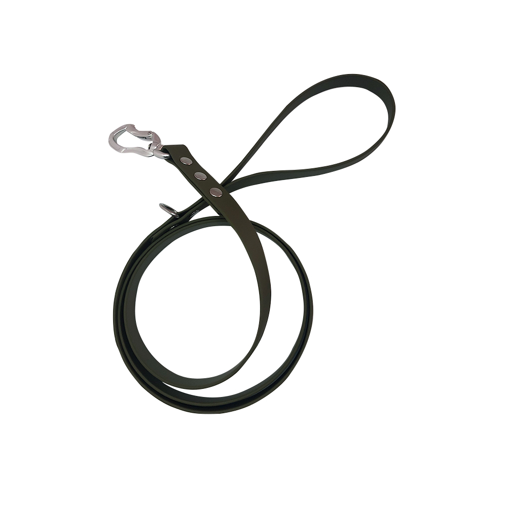 Correas para perros Colección Urban: BioThane®-Acero Inoxidable-Aluminio aviación. Elige Medidas y Color