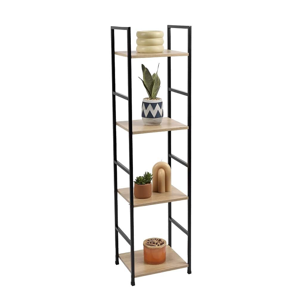 Estantería 4 baldas estilo industrial alto 112 cm Chicago