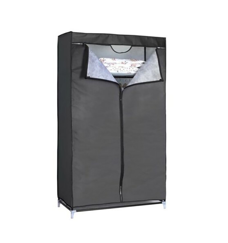 Hersig Armario de tela ropero estante lona ropa guardarropa closet