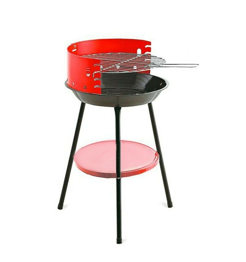 Kairui Barbacoa redonda de carbón para BBQ con parrilla 36cm