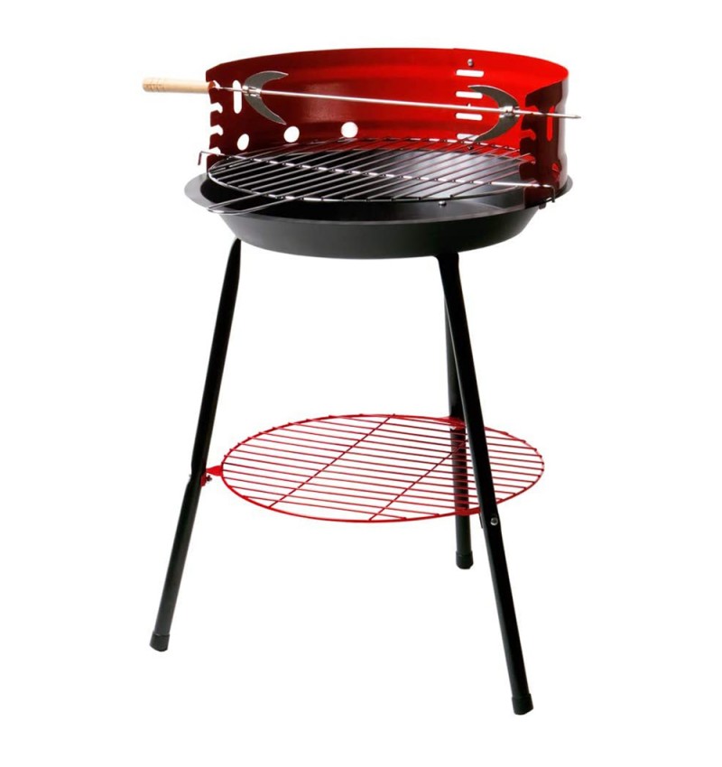 Aktive Barbacoa redonda de pie con diámetro de 36 cm 52537