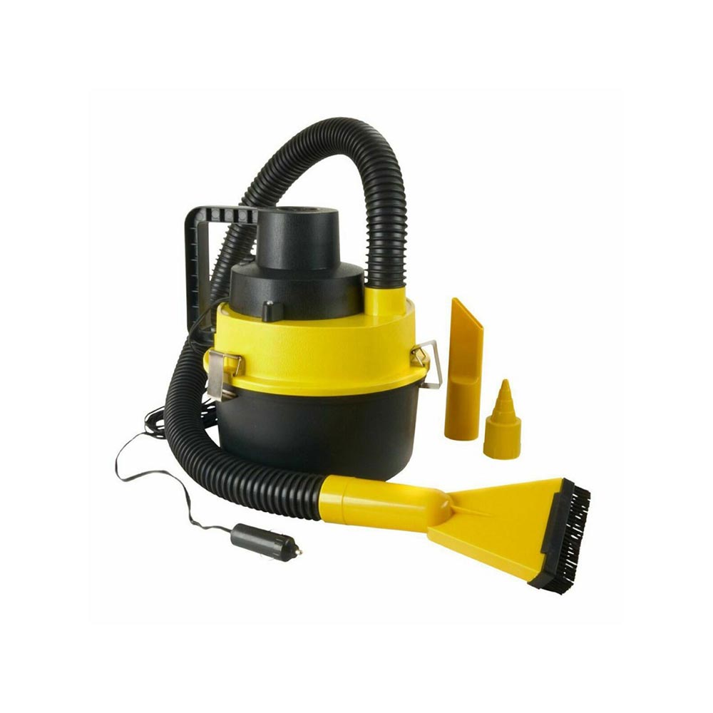 Aspirador para coche portátil de 12V 90W sin bolsa 4 boquillas