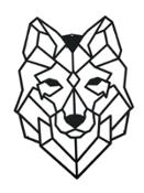 miniatura Cuadro Lobo