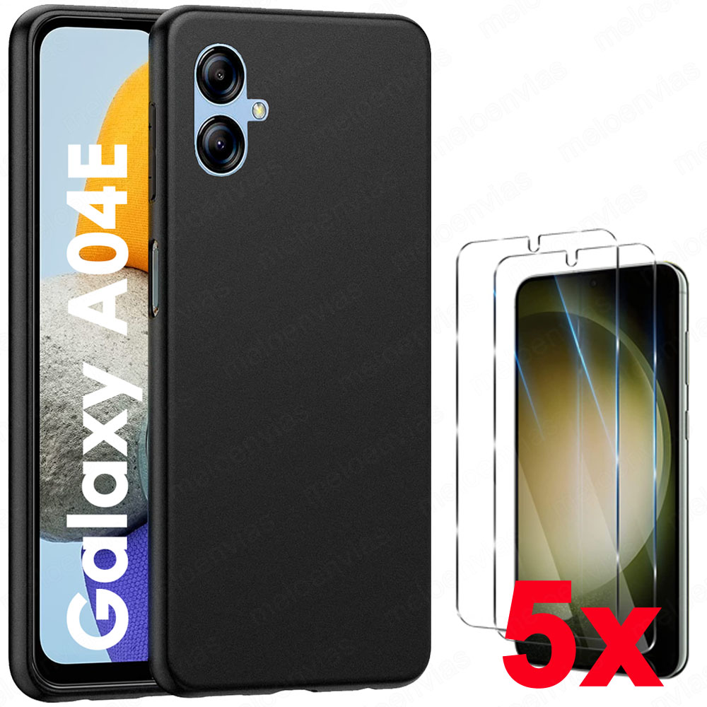 Samsung Funda para Galaxy A04E 4G + 5X Protector Pantalla