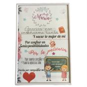 miniatura Cuadro regalo maestros personalizado