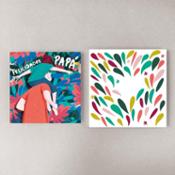 miniatura Tarjeta en papel estucado para el día del padre