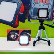 miniatura Foco de luz blanca con 5 posiciones + Power bank