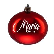 miniatura Pack bolas navidad rojas personalizadas