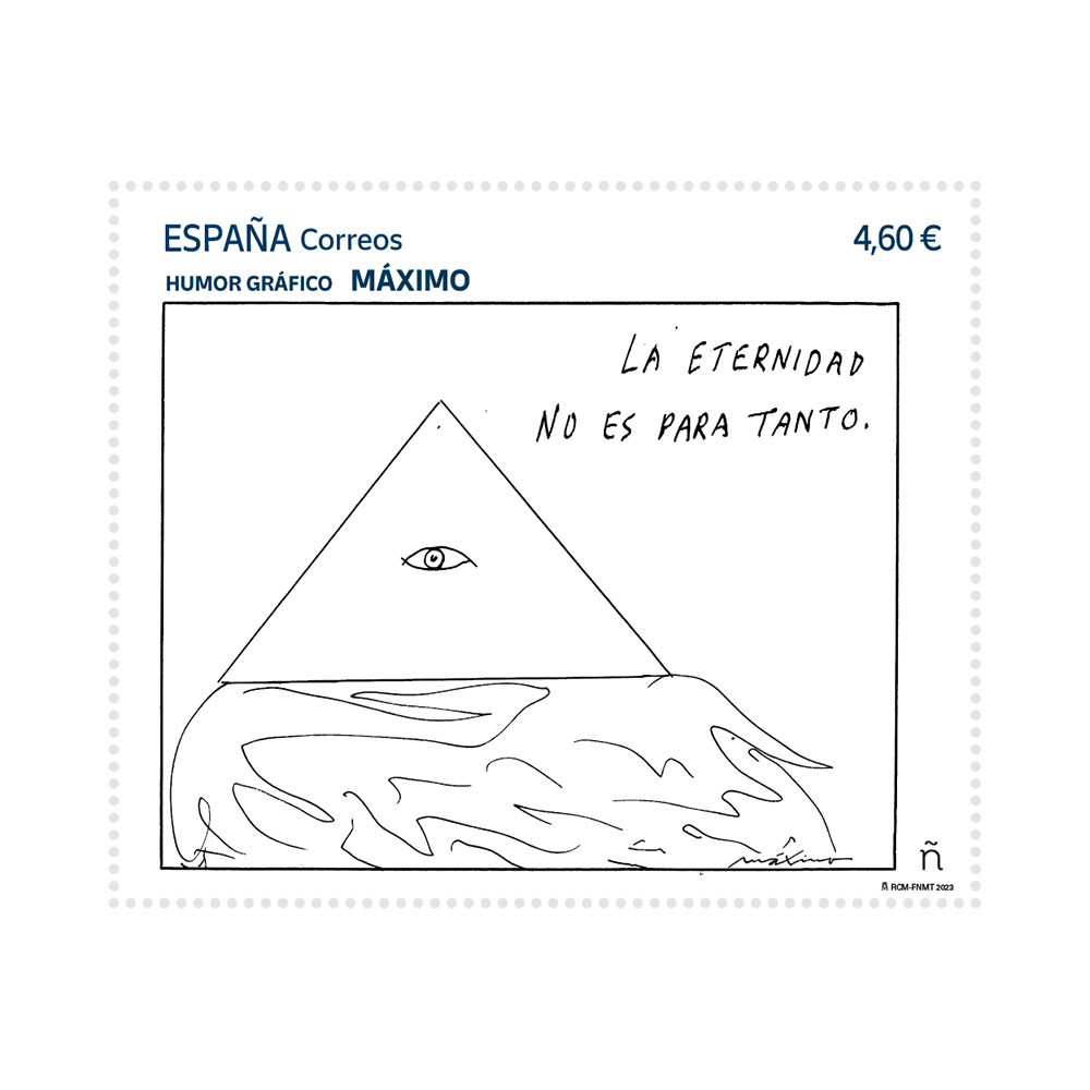 Sello humor gráfico Correos para coleccionistas