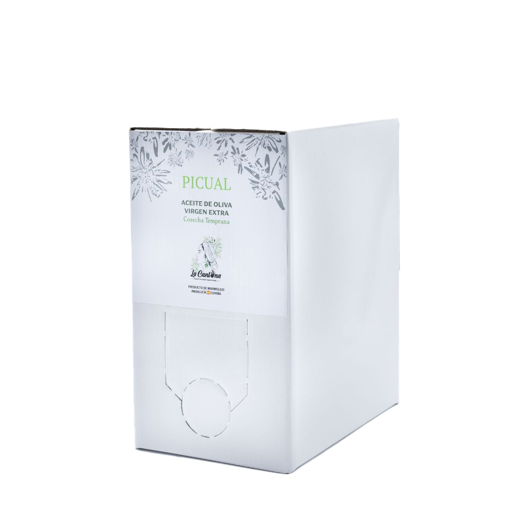 La Cantona Aceite de Oliva Tradicional Baginbox 3 litros Picual Cosecha Temprana