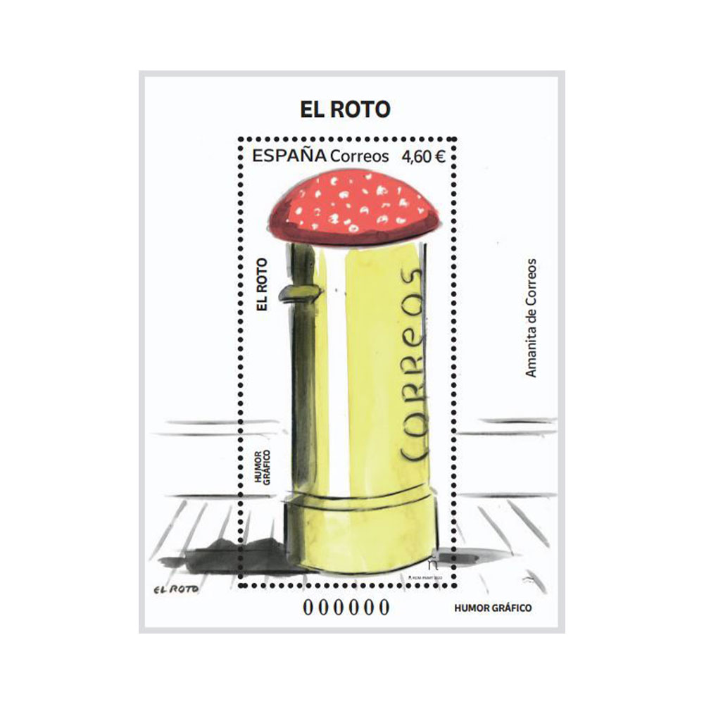 Sello humor gráfico. El Roto Correos