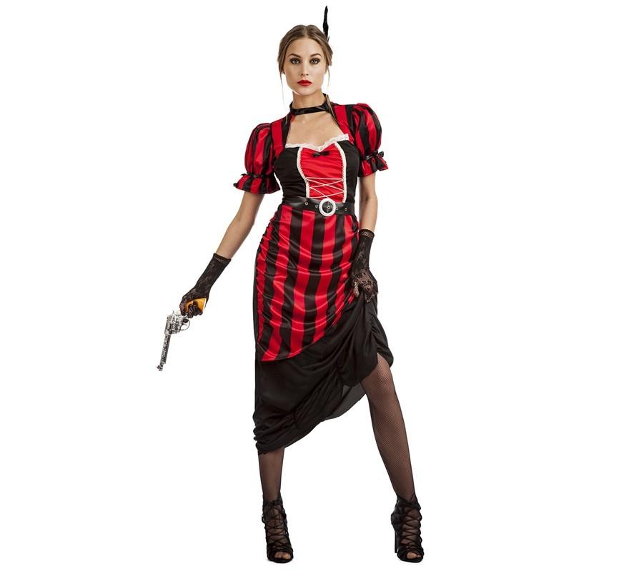 Disfraz pistolera Can Can Mujer.