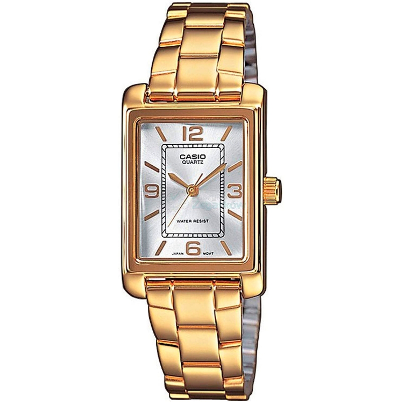 CASIO Casio  Ltp-1234pg-7aef Reloj De Pulsera Analógico Para Mujer Color Dorado