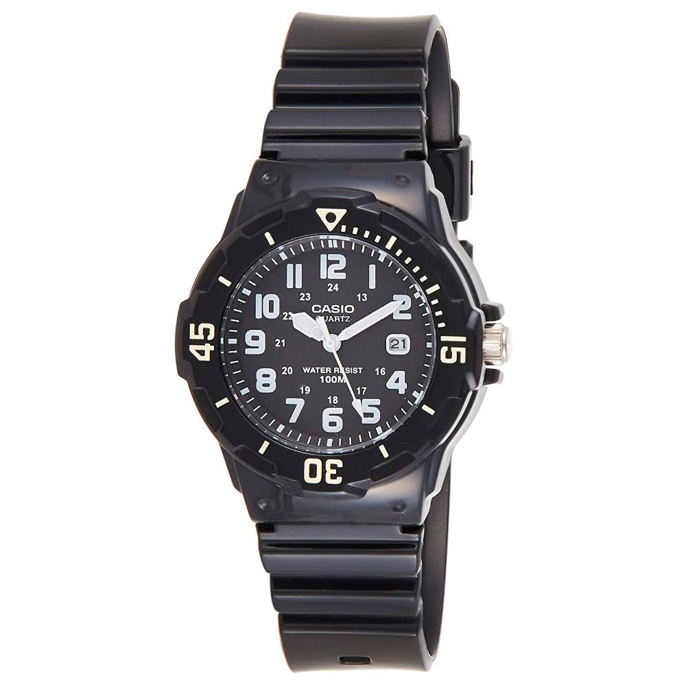 CASIO Casio  Lrw-200h-1bvef Reloj De Pulsera Analógico Para Mujer Color Negro