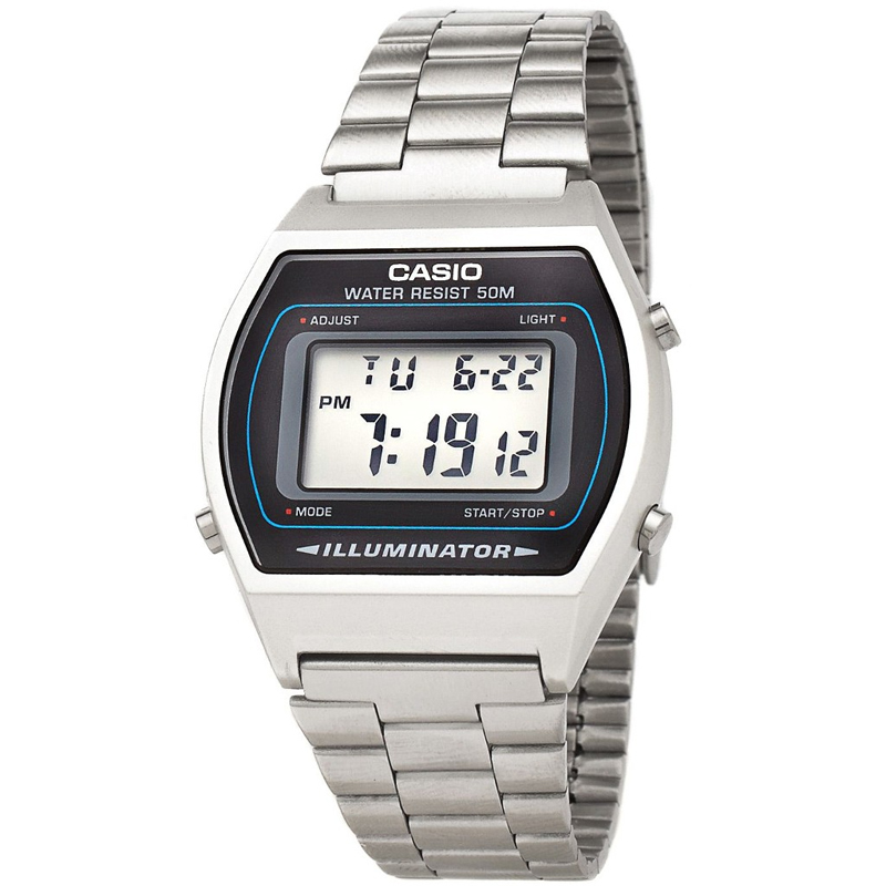 CASIO Casio Collection B640wd-1avef Reloj De Pulsera Digital Para Unisex Color Platead