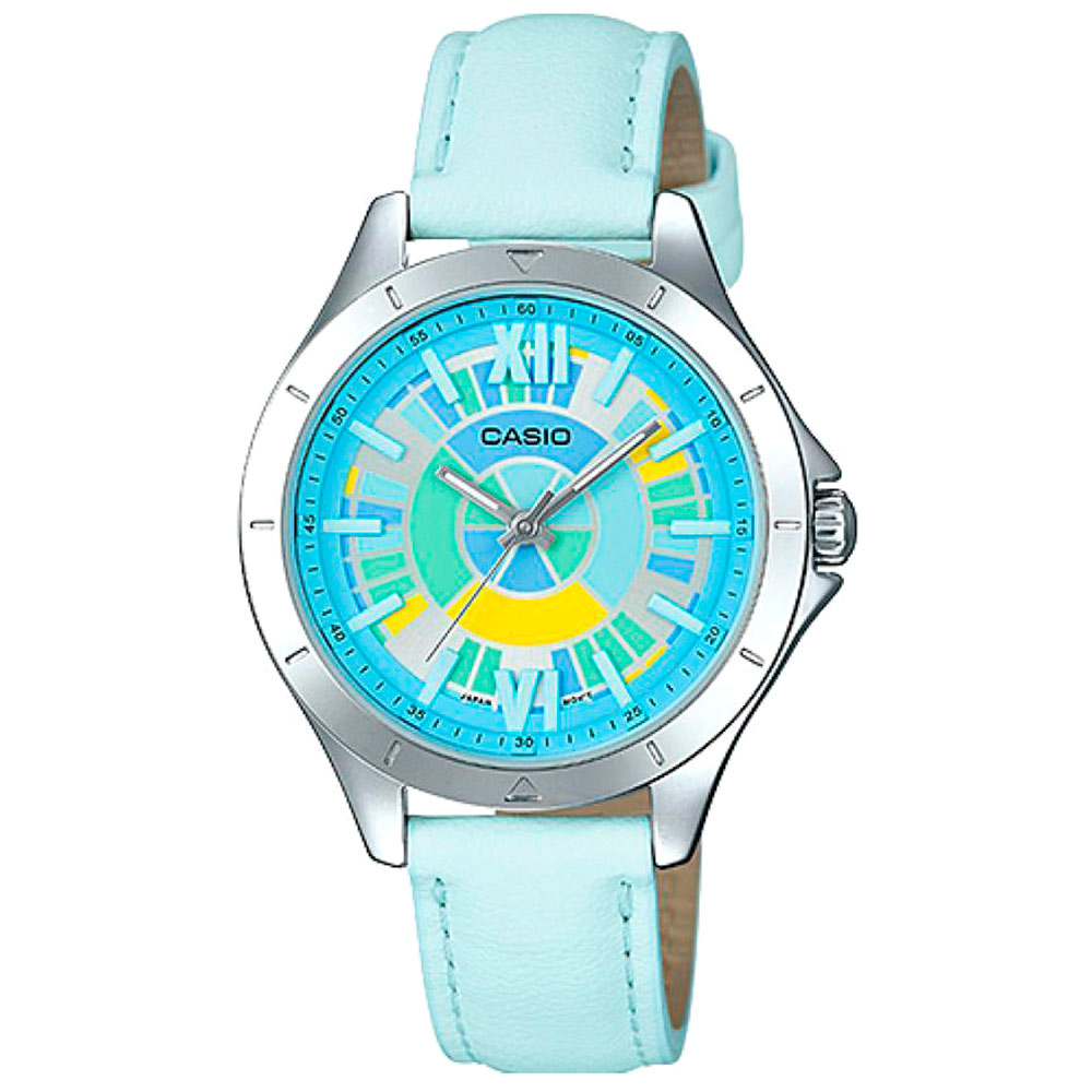 CASIO Casio  Ltp-e129l-2adf Reloj De Pulsera Analógico Para Hombre Color Azul
