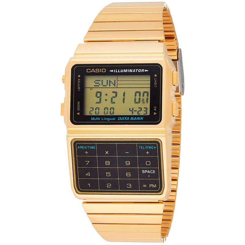 CASIO Casio Collection Dbc-611ge-1ef Reloj De Pulsera Digital Para Hombre Color Dorado