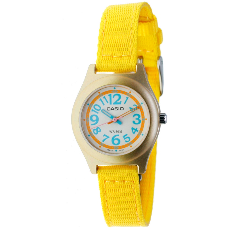 CASIO Casio  Ltr-19b-9b Reloj De Pulsera Analógico Para Unisex Color Amarillo