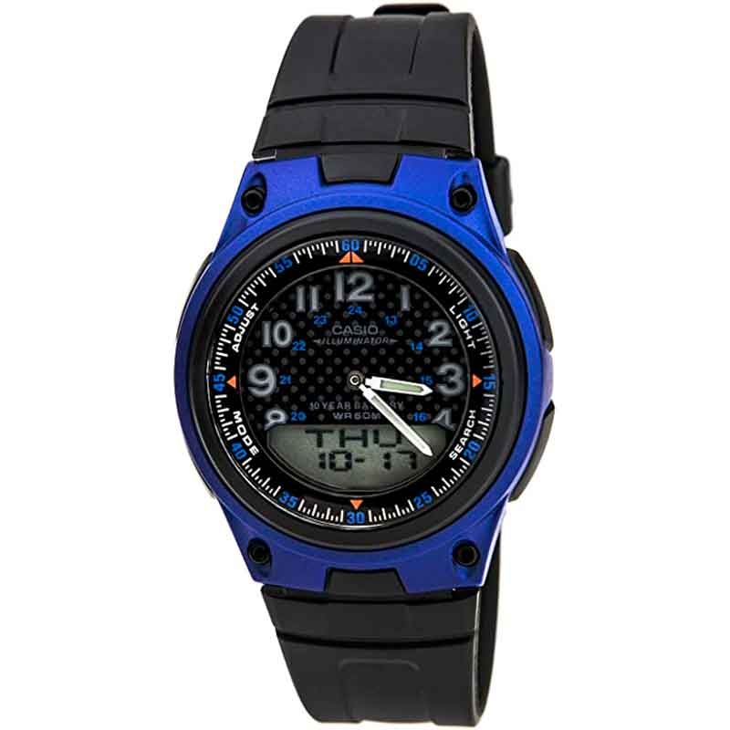 CASIO Casio  Aw-80-2bvdf Reloj De Pulsera Analógico / Digital Para Hombre Color Azul