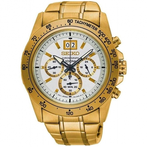 Seiko Seiko Neo Sports Cronograph Spc244p1 Reloj De Pulsera Analógico Para Hombre Colo